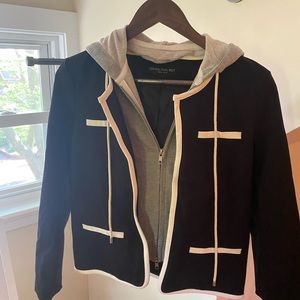 Blazer with Removable Hoodie